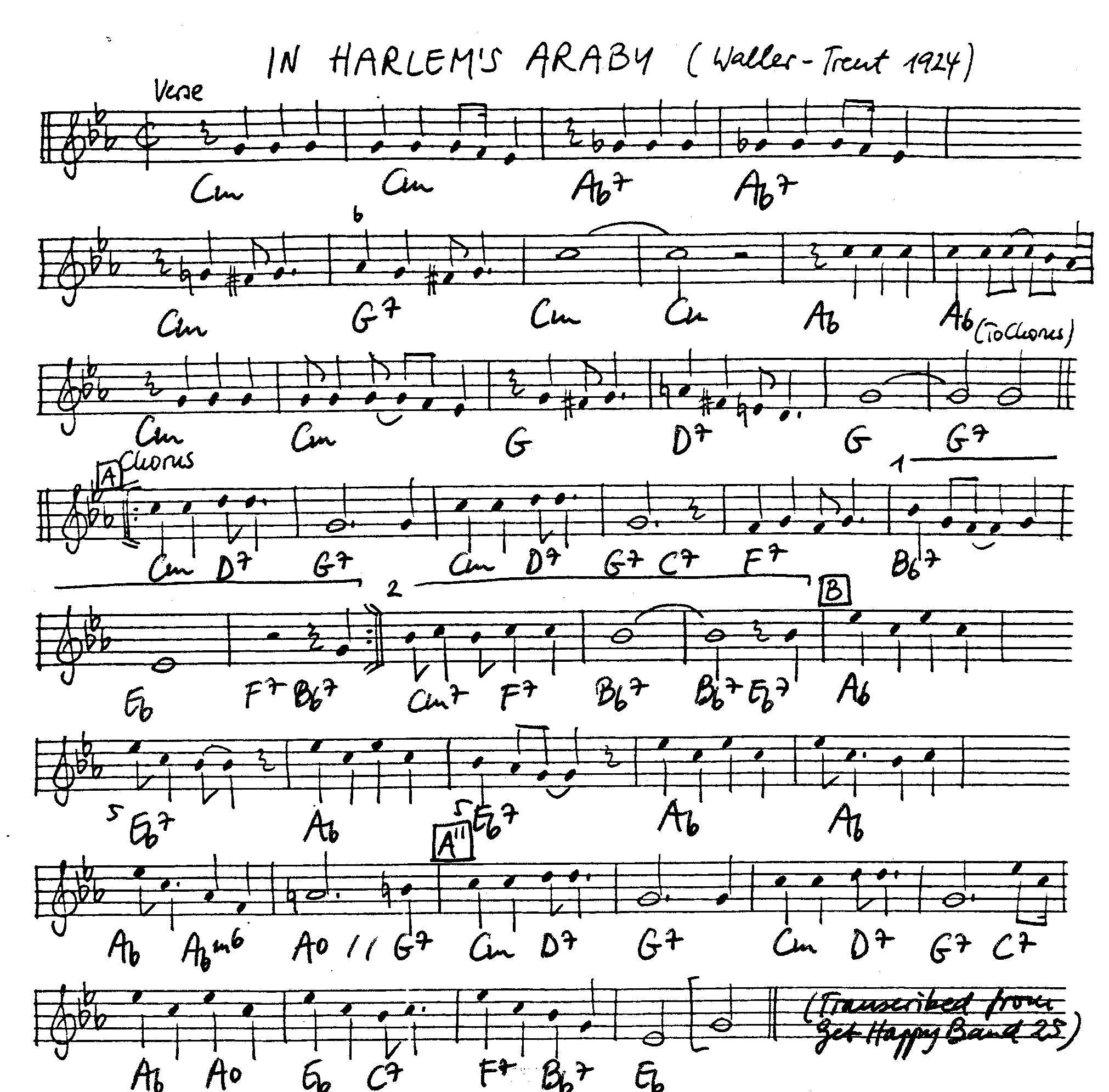 in harlems araby leadsheet – book us for your next 20s or gatsby event